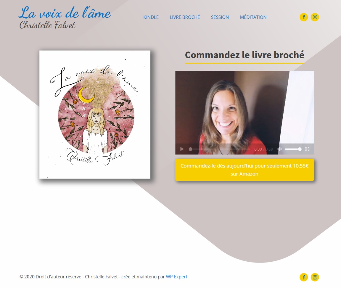 Christelle Falvet sur le site web de Victor Maia, médium et voyant à Plouvien, Brest, Finistère, Bretagne